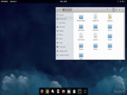 Gnome Fedora 21 grey